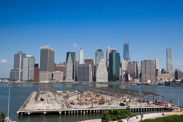 De skyline van Manhattan - new york, nyc — Stockfoto