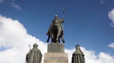 Dağ mera üzerinde ineklerin