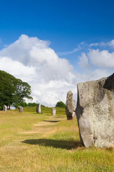 Kamenný kruh v Avebury. Velká Británie — Stock fotografie