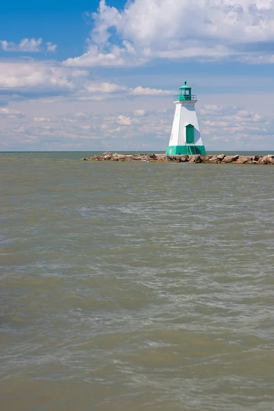 Il faro storico e il molo di Port Dalhousie — Foto Stock