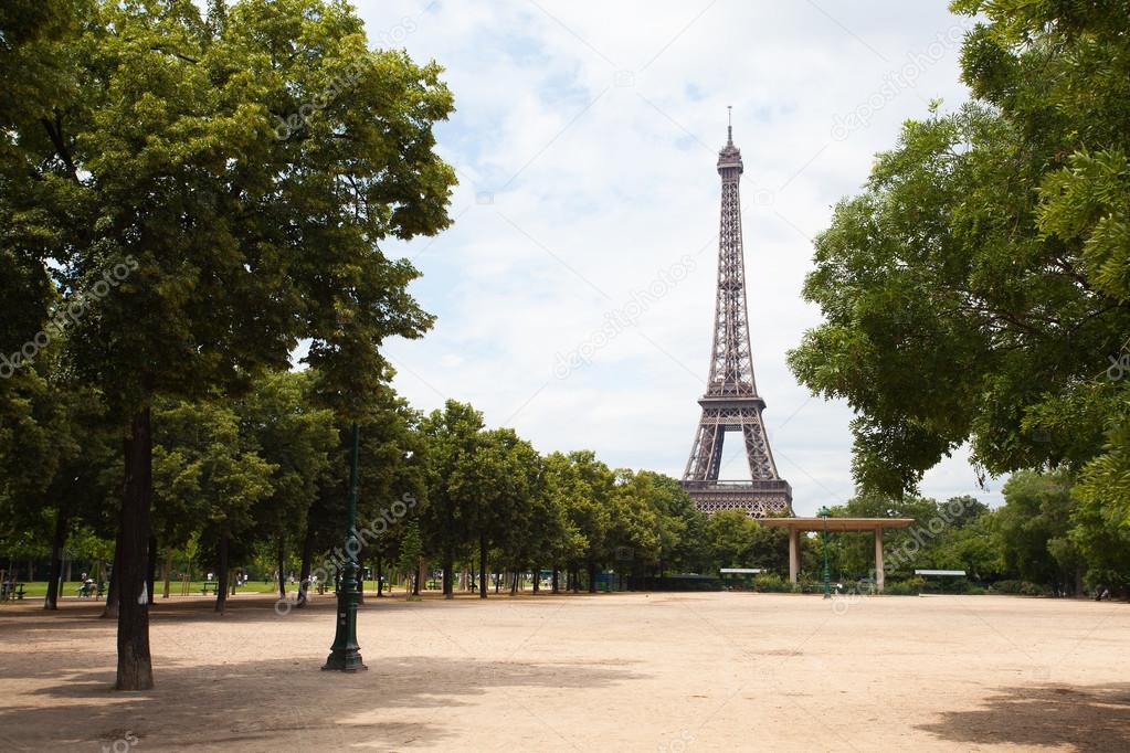 Eiffel tower in Paris. 