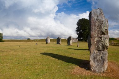 Stone circle in Avebury. Great Britain clipart