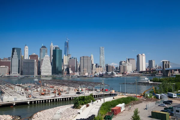 Manhattan panoramę - Nowy Jork, nyc — Zdjęcie stockowe