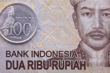 Endonezya para rupiah banknot ve madeni paralar