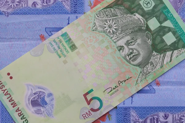 Bankjegy a malajziai Ringgit — Stock Fotó