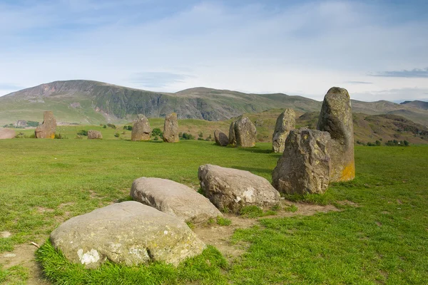 Castlerigg πέτρες κύκλο σε Keswick — Φωτογραφία Αρχείου