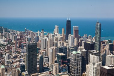 Chicago skyline panorama üzerinde göster 