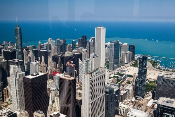 Vista sullo skyline di Chicago panorama — Foto Stock