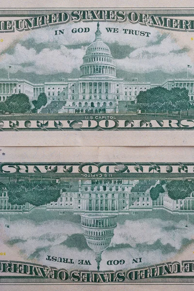 Americké dolarové bankovky — Stock fotografie