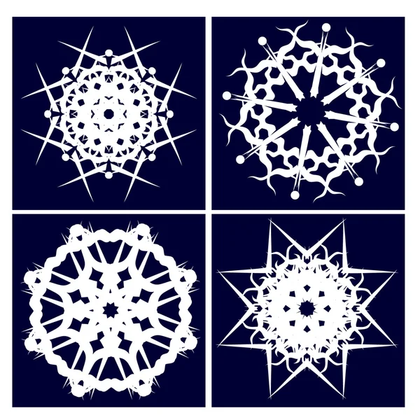 Four snowflakes — Stock Photo, Image