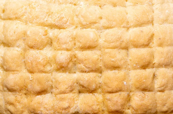 Struttura Piena Della Crosta Superiore Una Torta Grano Recentemente Cotta — Foto Stock