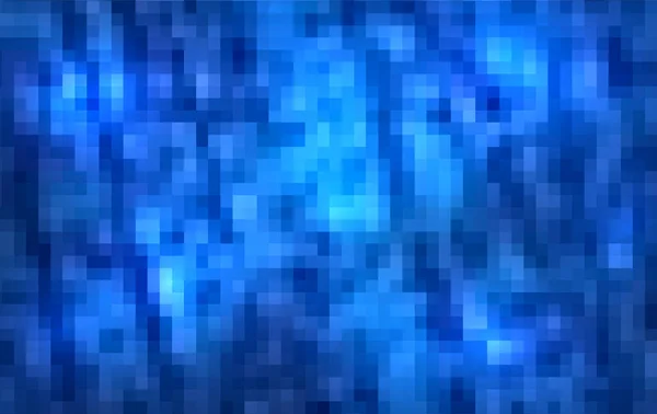 Pixels background, blue cubes with light blank