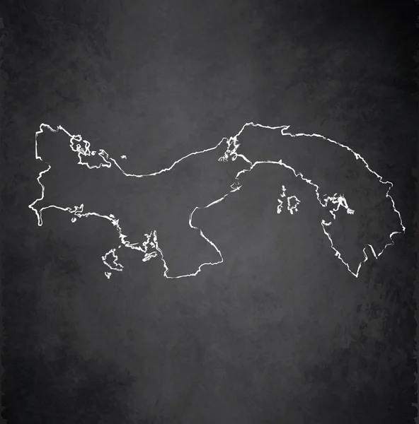 Panama mapa tabule tabule rastr — Stock fotografie