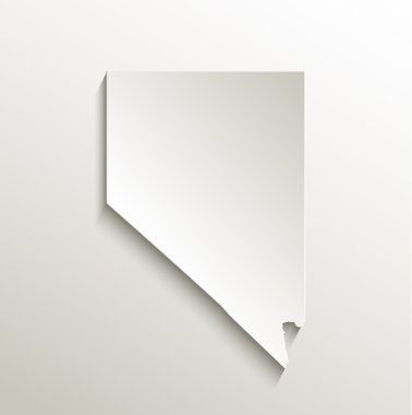 Nevada harita kart kağıt 3d doğal raster