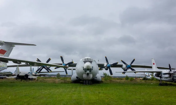 Julho 2018 Região Moscou Rússia Aeronave Transporte Militar Soviético Antonov — Fotografia de Stock