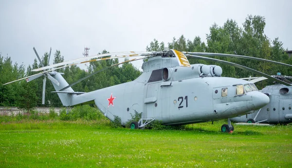 Julio 2018 Región Moscú Rusia Mil Helicóptero Transporte Pesado Museo — Foto de Stock