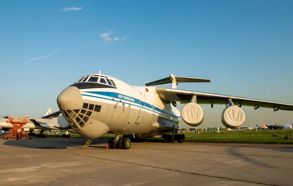 Серпня 2019 Москва Росія Російський Важкий Військовий Транспортний Літак Міжнародному — стокове фото