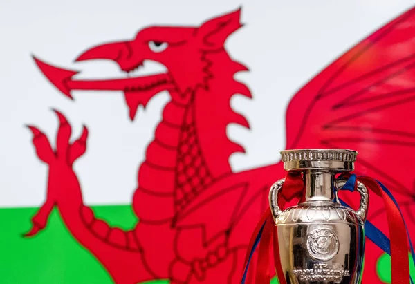 April 2021 Cardiff Wales Uefa European Championship Cup Met Wales — Stockfoto