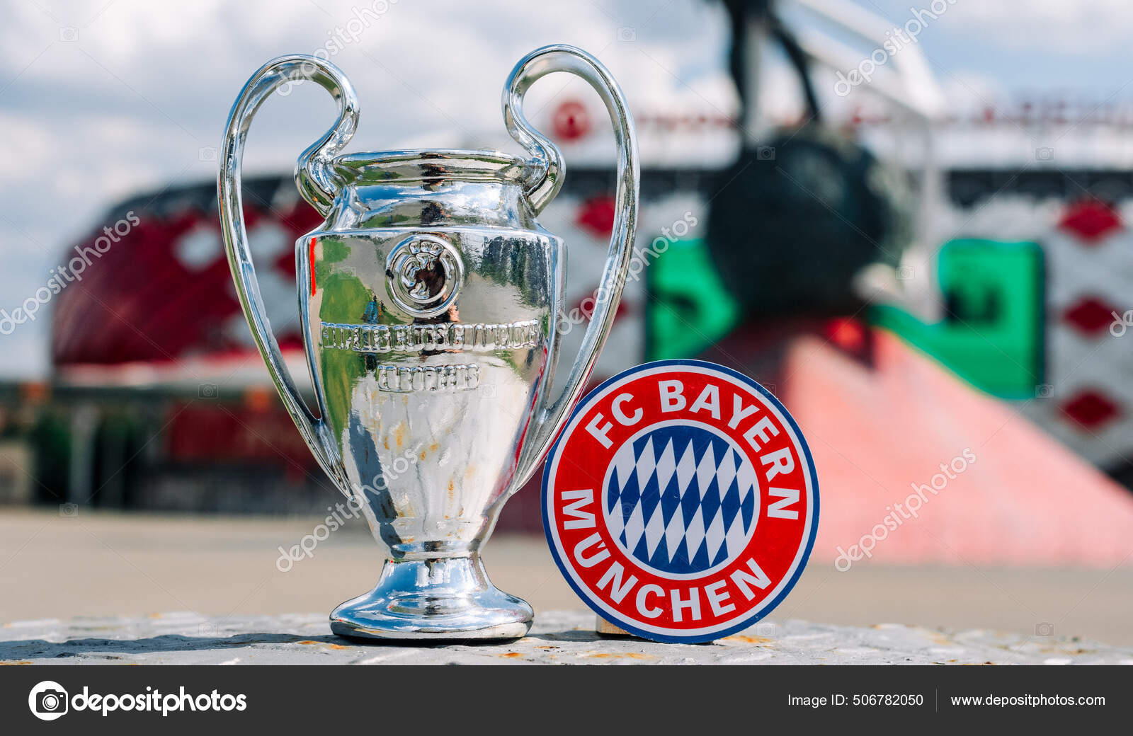 Июня 2021 Мюнхен Германия Эмблема Футбольного Клуба Бавария Кубок Лиги — стоковое фото
