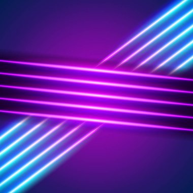 Parlak neon çizgileri arkaplanı