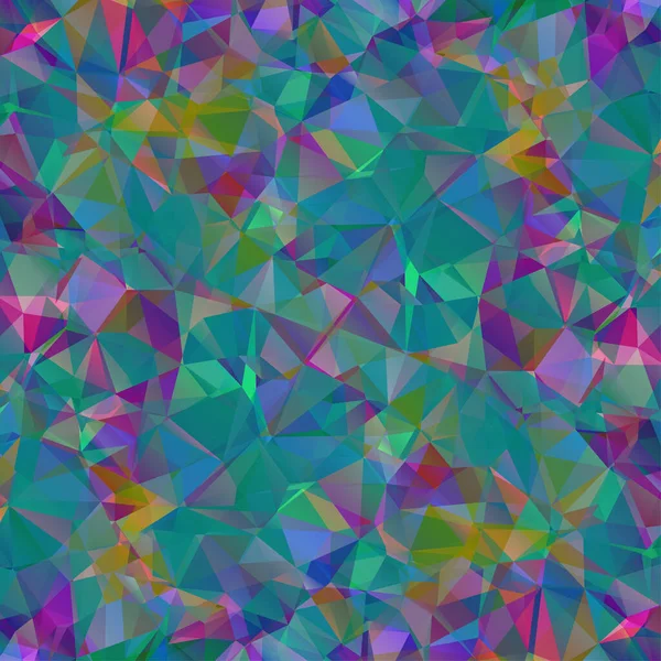 Buntes Muster mit chaotischen Dreiecken — Stockvektor