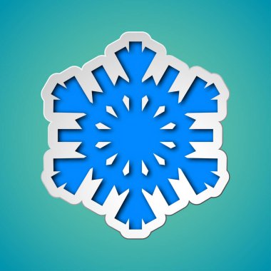 Noel kar tanelerini kes.