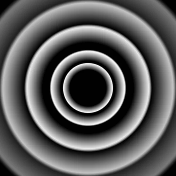 Shiny concentric circles — Stock Vector