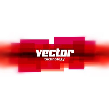 Kırmızı çizgiler ve bulanık kenarlı vektör arkaplanı