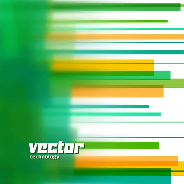 Fond Vectoriel Avec Lignes Vertes Bord Flou — Image vectorielle