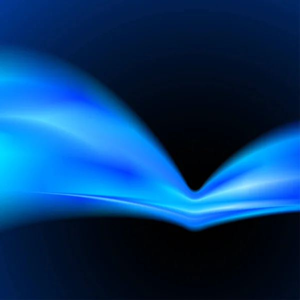 Abstract Vectorachtergrond Met Blauwe Energiegolf — Stockvector