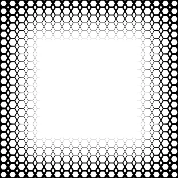 単色六角形グリッドのグラデーションの背景 — ストックベクタ