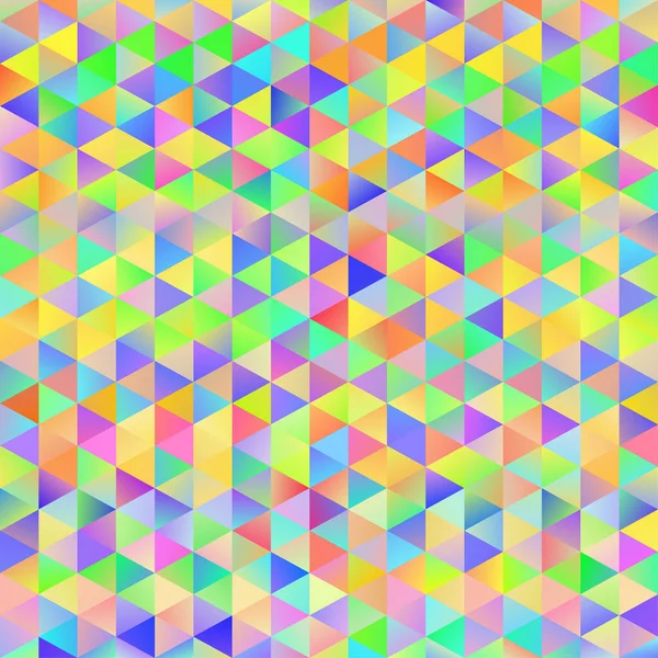 Modèle Coloré Numérique Avec Grille Triangulaire Désordonnée — Image vectorielle