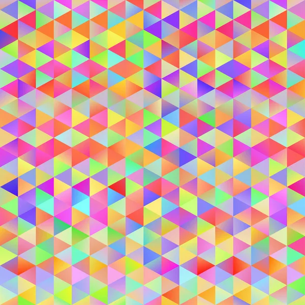 Modèle Coloré Numérique Avec Grille Triangulaire Désordonnée — Image vectorielle