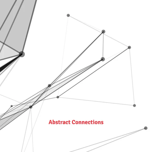 Fond Abstrait Avec Grille Pointillée Cellules Triangulaires — Image vectorielle