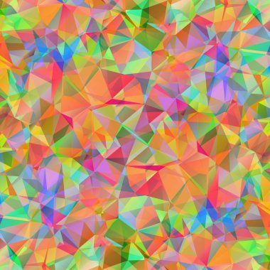 Dağınık üçgen ızgaralı dijital renkli desen