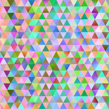 Dağınık üçgen ızgaralı dijital renkli desen