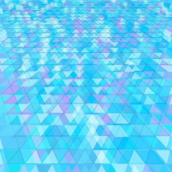 Fondo Abstracto Con Desordenado Patrón Polígonos Triangulares — Vector de stock