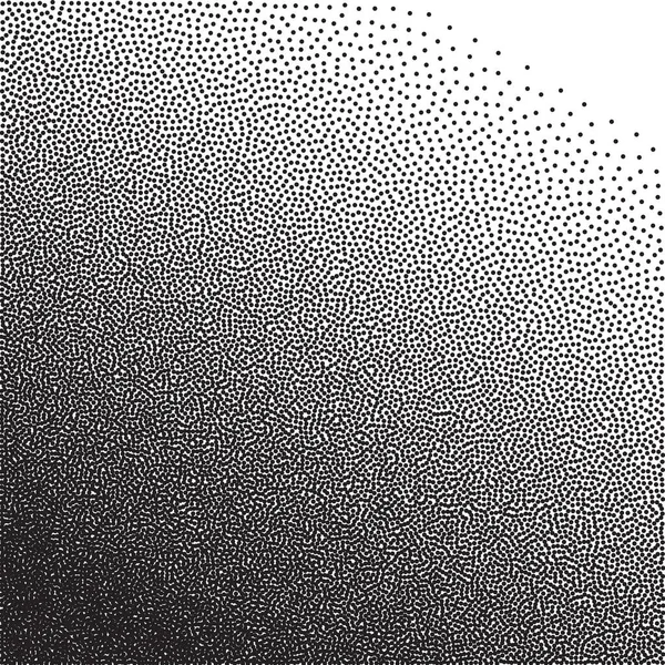 Impression Raster Stochastique Dégradé Demi Teinte Noir Blanc — Image vectorielle