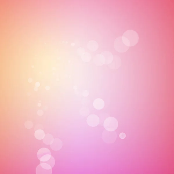 Resumen Bokeh Brilla Sobre Fondo Rosa Borroso — Vector de stock