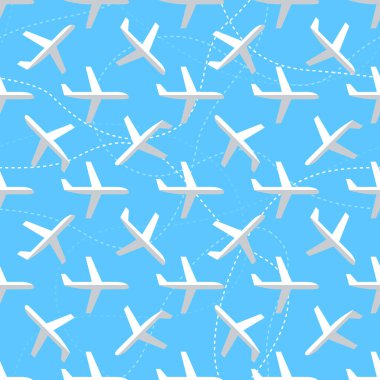 Pek çok düz düzlemli düzlemli kusursuz desen