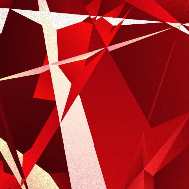 Dökümlü kağıt üzerinde kırmızı şekilleri olan geri geometrik arkaplan