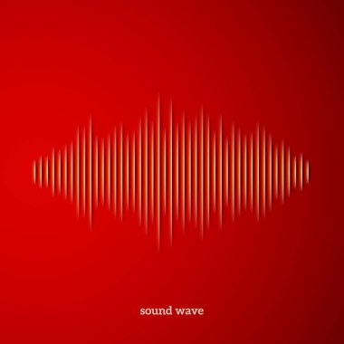 Kağıt kesiği, gölge ile ses dalgası işareti