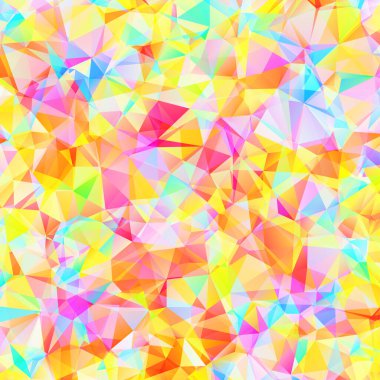 Dağınık üçgen ızgaralı dijital renkli desen