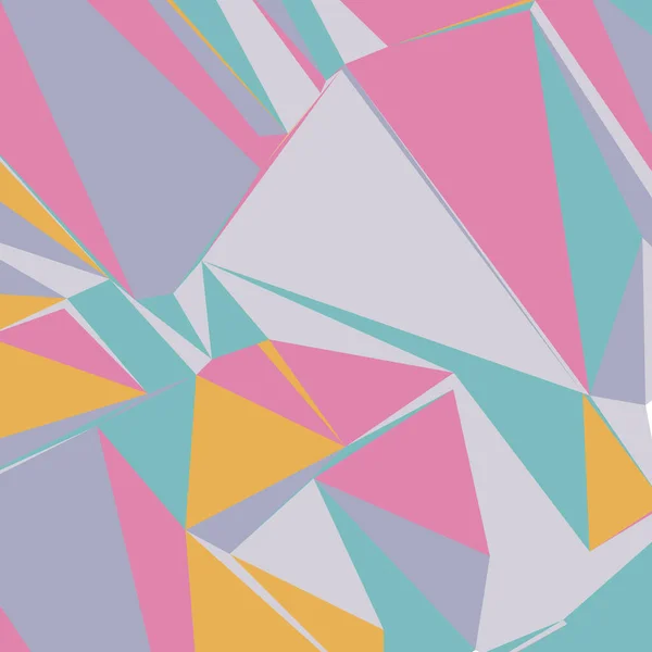 Abstraktní Pozadí Barevnými Trojúhelníky Pro Časopisy Brožury Nebo Zámek Mobilního — Stockový vektor