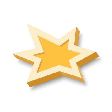 3B tarzı ve gölgesi olan patlama işareti