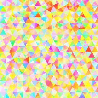 Dağınık üçgen ızgaralı dijital renkli desen