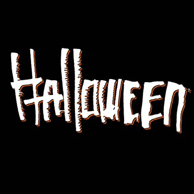 Cadılar Bayramı temalı el yazısı mürekkep harfleri