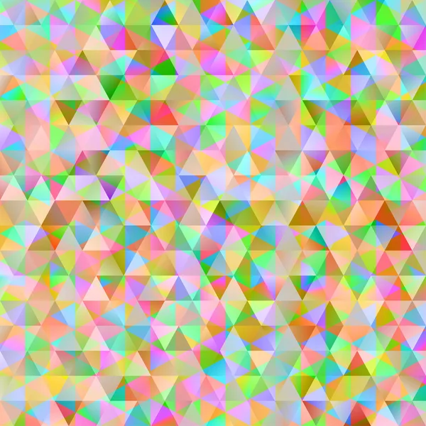 Digital Colorful Pattern Messy Triangles Grid — Stock Vector