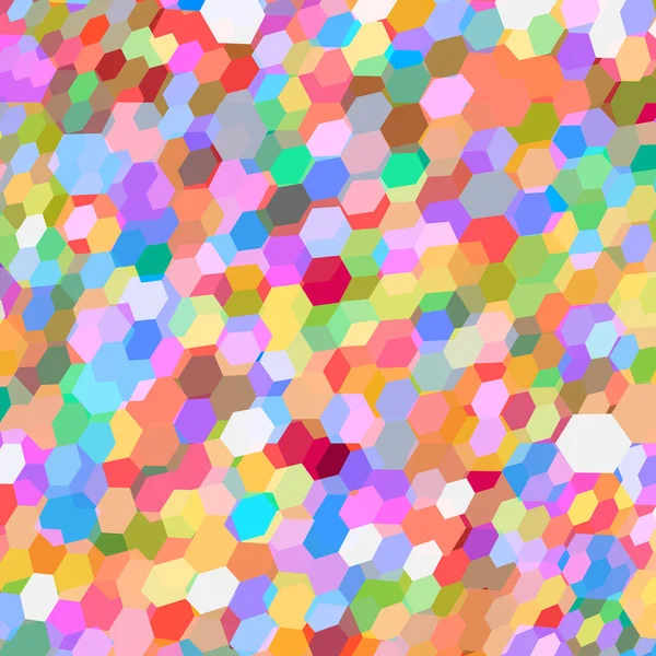 Fond Abstrait Avec Des Polygones Hexagonaux Confettis Chaotiques — Image vectorielle