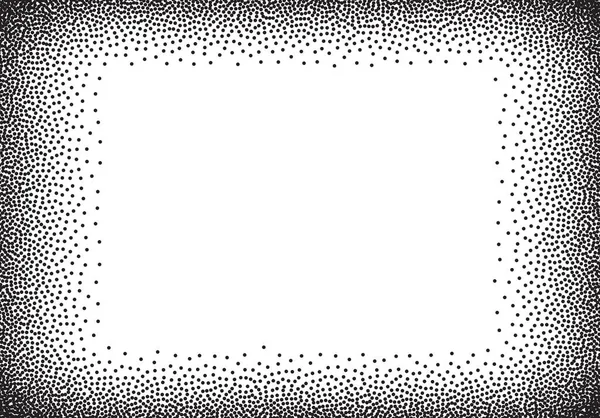 Dotwork Gradiente Fundo Pontos Ventre Preto Branco — Vetor de Stock